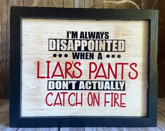Liar Liar Home Fire Etsy