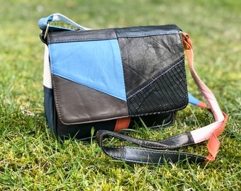 Vintage Coach 9587 Soho Patchwork Suede Leather Shoulder Hobo Bag