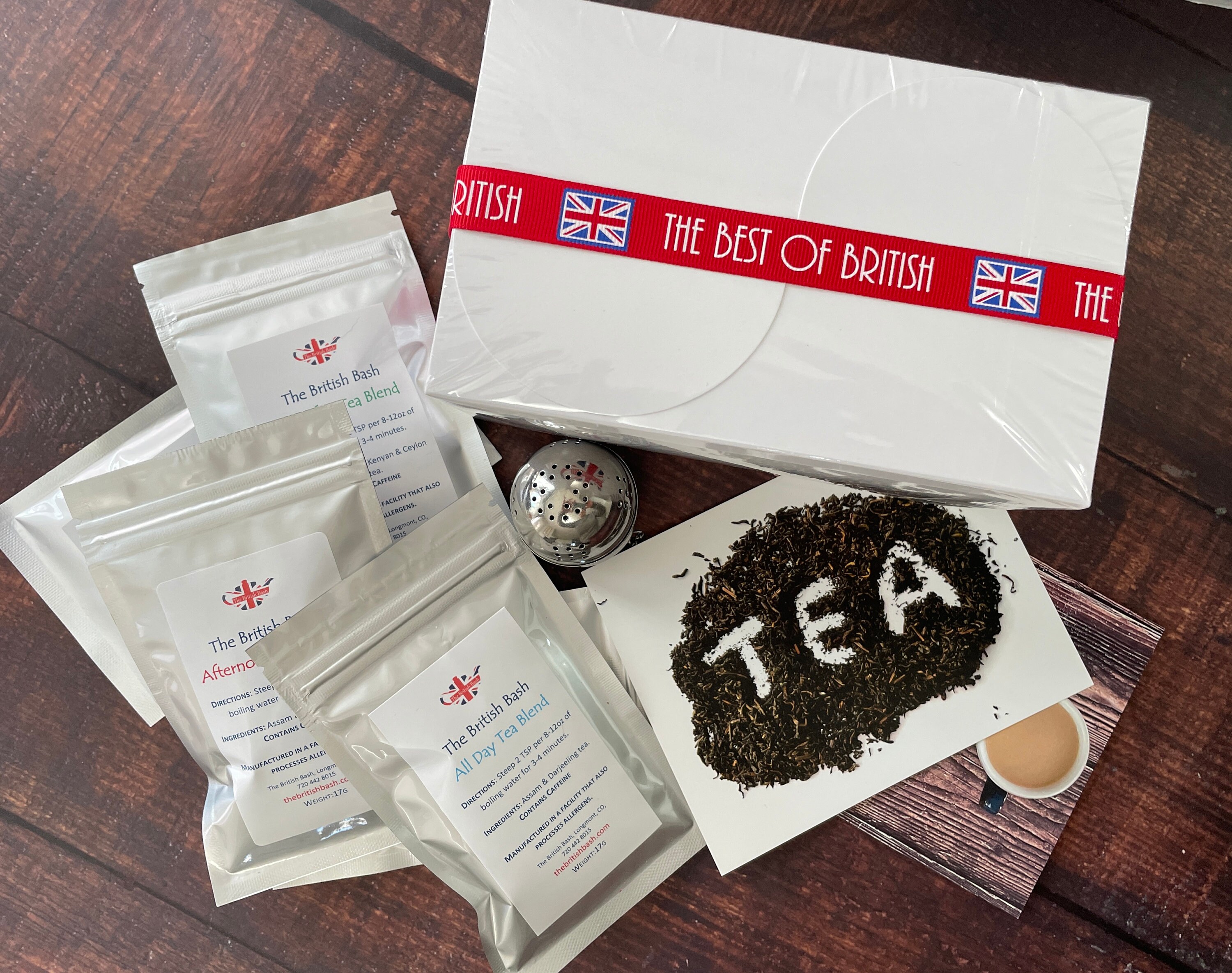 British Loose Leaf Tea Selection With FREE Tea Ball You Can't Visit