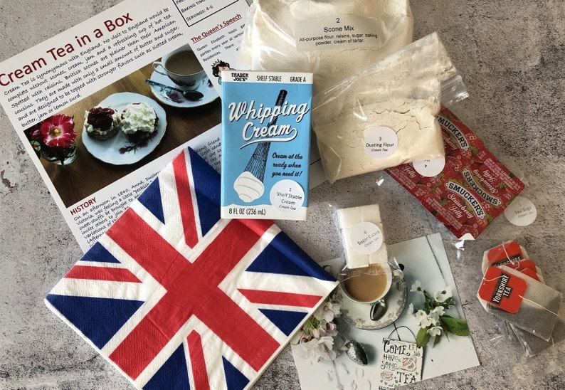 Cream Tea in a Box Kit Etsy