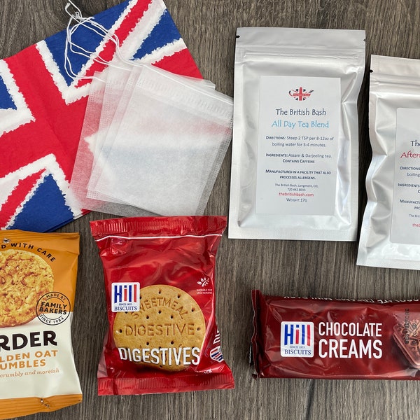 British Tea and Biscuits - A treat from Great Britain.