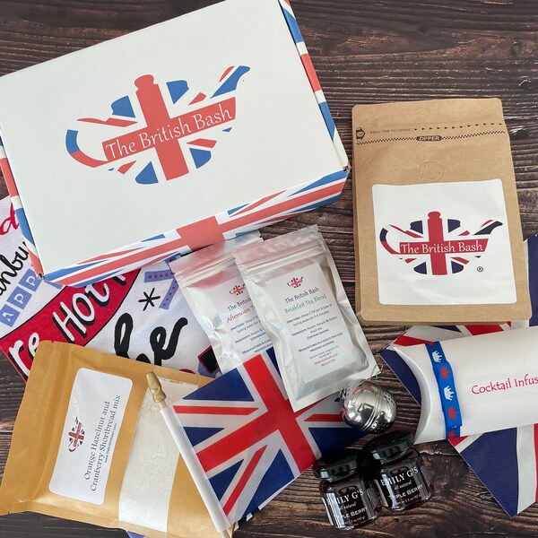 British Celebration Box - Elevate your festivities with the quintessential English gift. Perfect for lovers of all things from the UK.