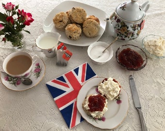 British Cream Tea Kit - Hold your own British style cream tea party for Mother's Day and celebrate with a much loved British tradition.