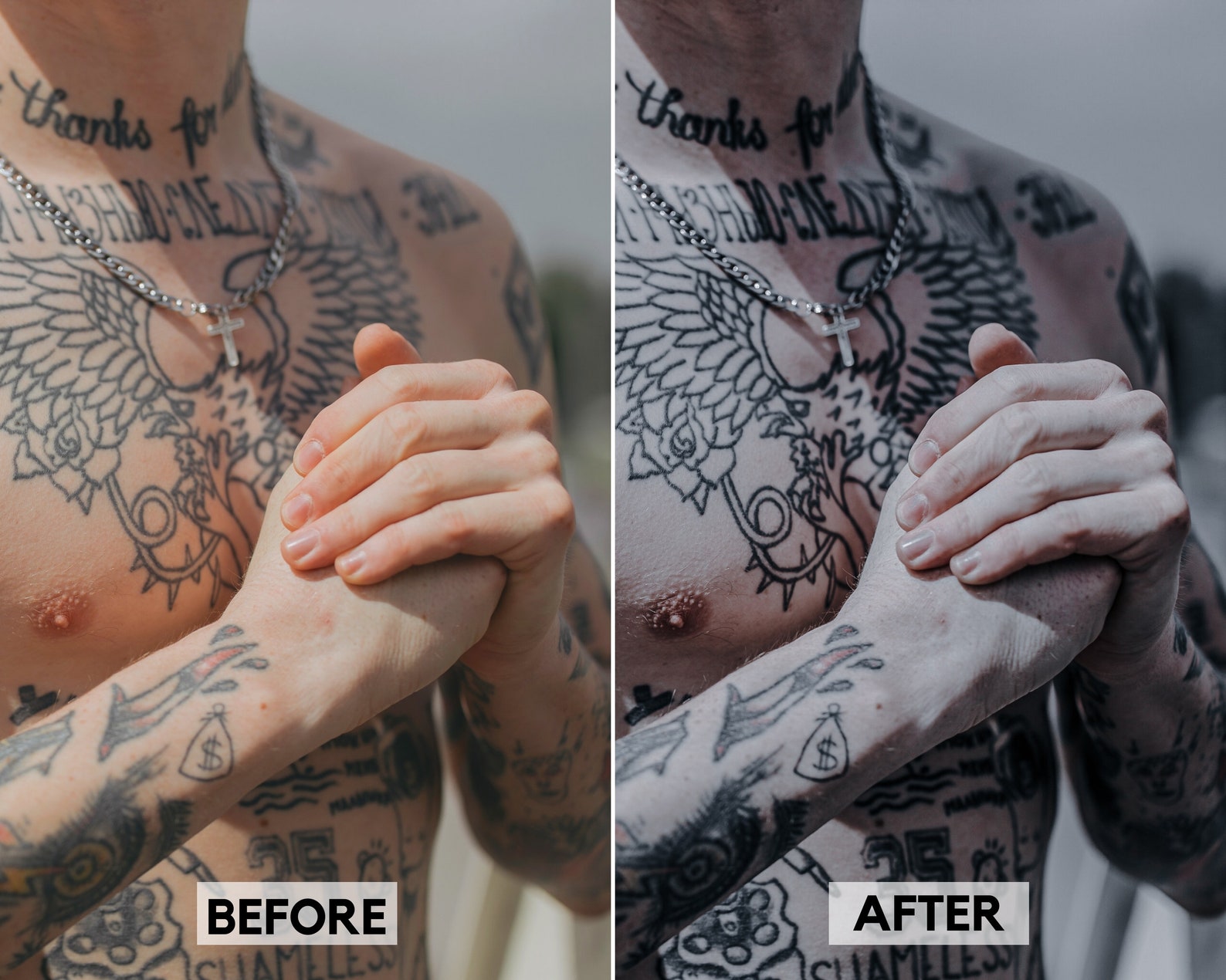 Tattoo Lightroom Presets 5 Mobile & Desktop Lightroom Etsy