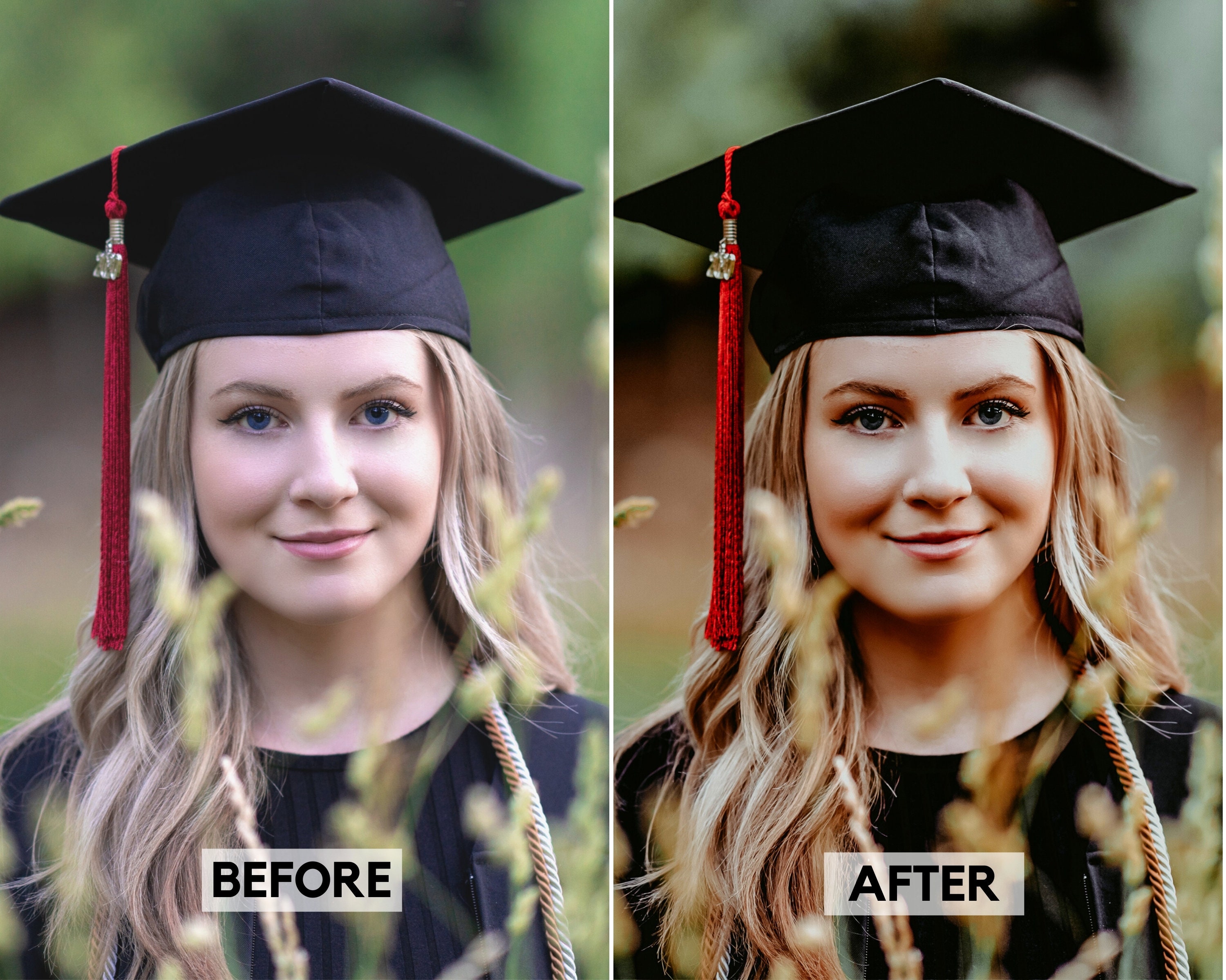7 Graduation Lightroom Presets High School Graduation Etsy