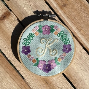 Initial Cross Stitch Kit