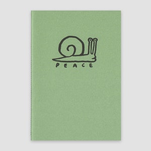 Notizbuch A5 "Das Einfache" - Schnecke
