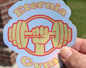 Pegatina de gimnasio Eternia: He-Man She-Ra, dibujos animados de los 80