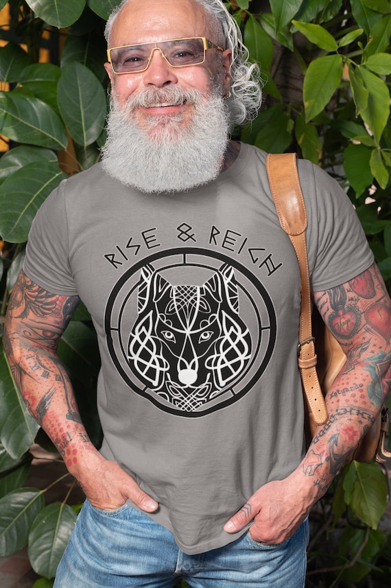 Vikings Rise - Wolf Of Odin - Norse Mythology T-Shirt Gift . Vikings Rise - Wolf Of Odin - Norse Mythology T-Shirt Gift .