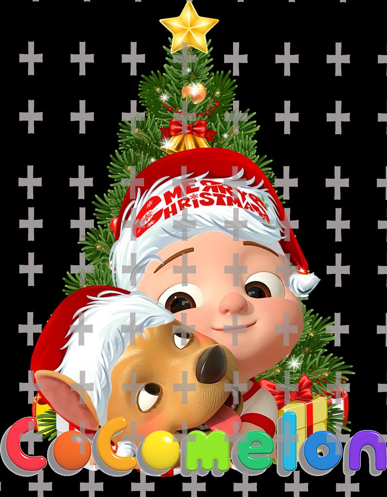 Cocomelon Christmas Digital Download 2 with dog | Etsy