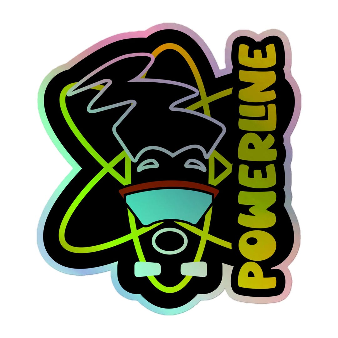 Power Line Stickers Powerline Holographic Sticker - Etsy