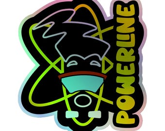 Powerline Holographic Sticker