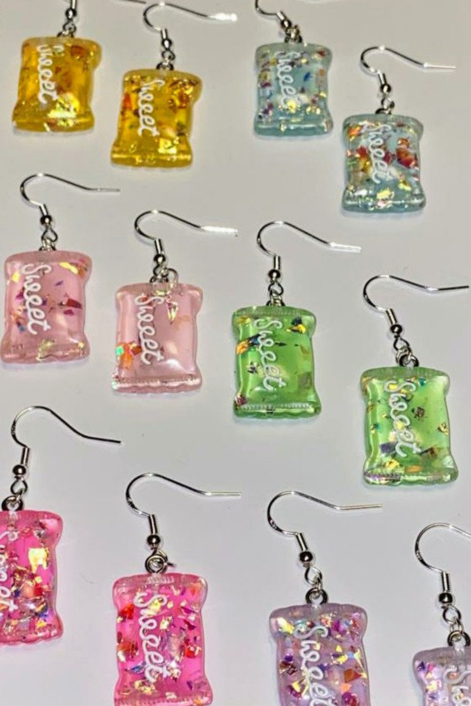 Earrings Candy Earrings Sweets Etsy