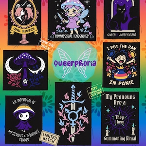 Patch Queerphoria: Patch costurado ativista LGBTQIA+