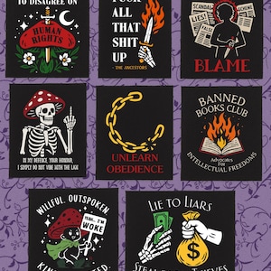 Propagand a for the Damned | Political patch / activist patch / radical / feminist / queer / Sew-on patch / black patch / vinyl patch