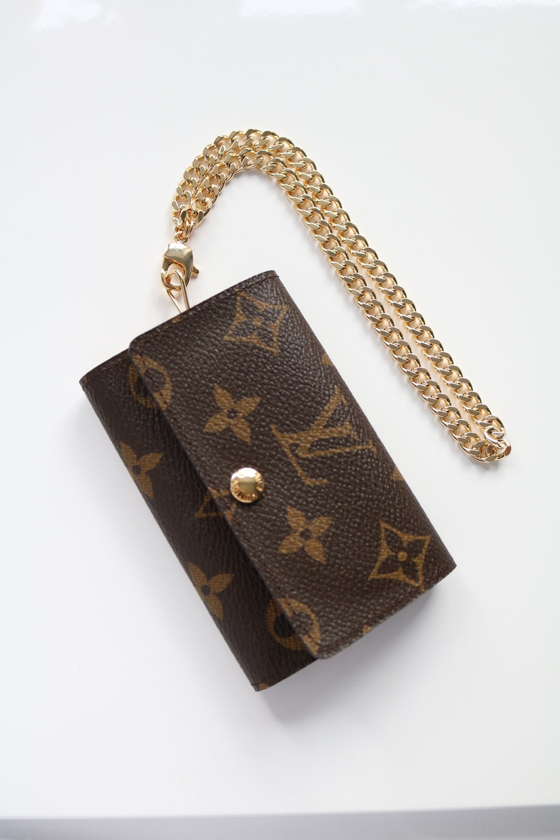gold chain strap purse