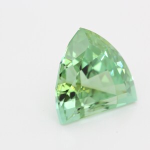 4.03ct Green Tourmaline: Shield Cut Nigerian Gemstone image 2