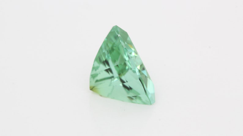 4.03ct Green Tourmaline: Shield Cut Nigerian Gemstone image 3