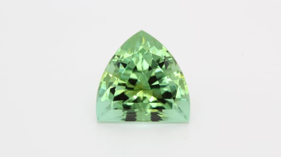 4.03ct Green Tourmaline: Shield Cut Nigerian Gemstone