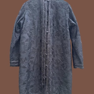 Indian Embroidered Silk Jacket: Women Wear Suzani Overcoat Long Jacket