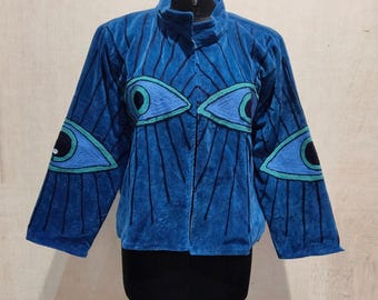 Prendas de abrigo bordadas, chaqueta bomber corta, chaleco de terciopelo Suzani, chaqueta estilo marinero Nehru