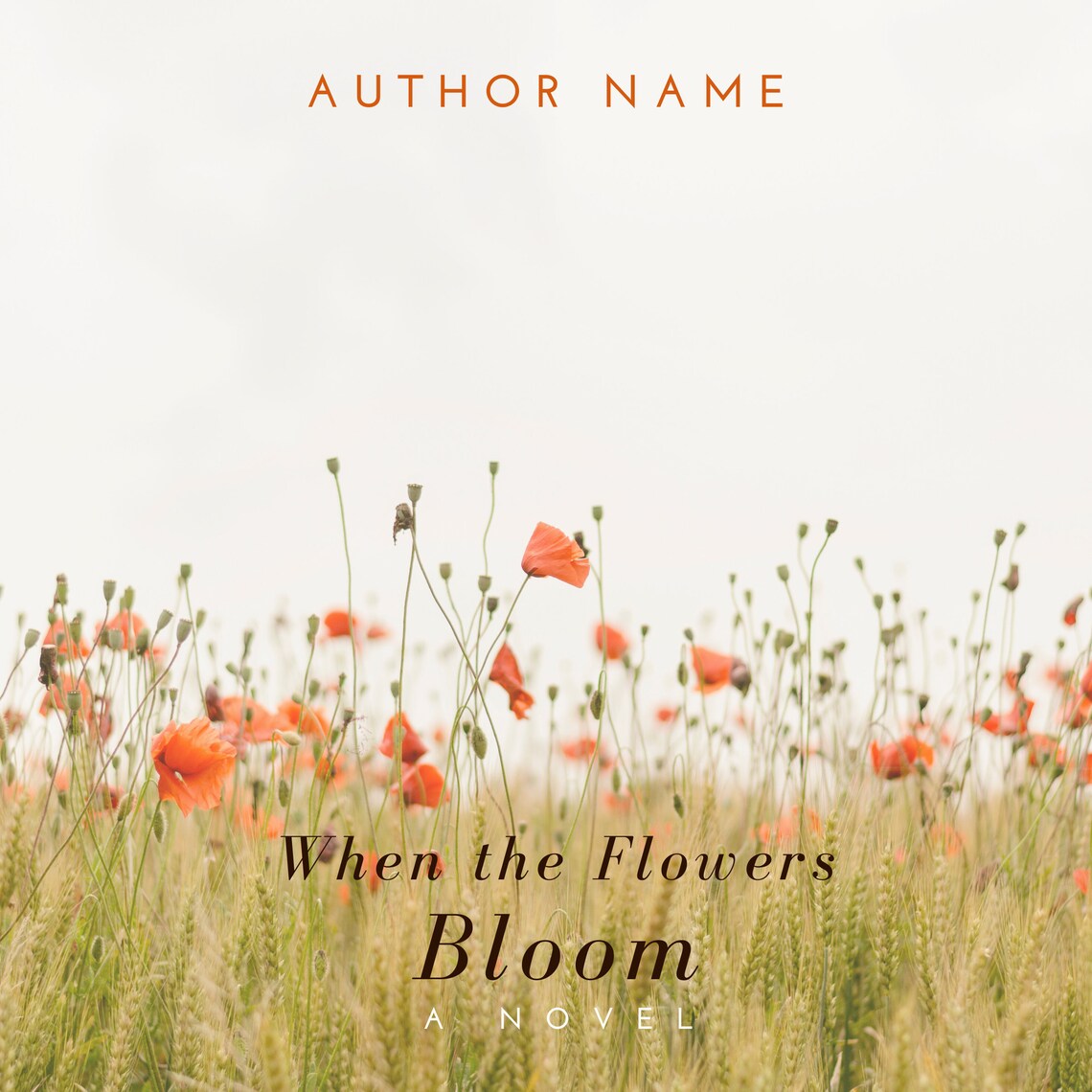 When the Flowers Bloom ebook cover and one FREE eReader Etsy
