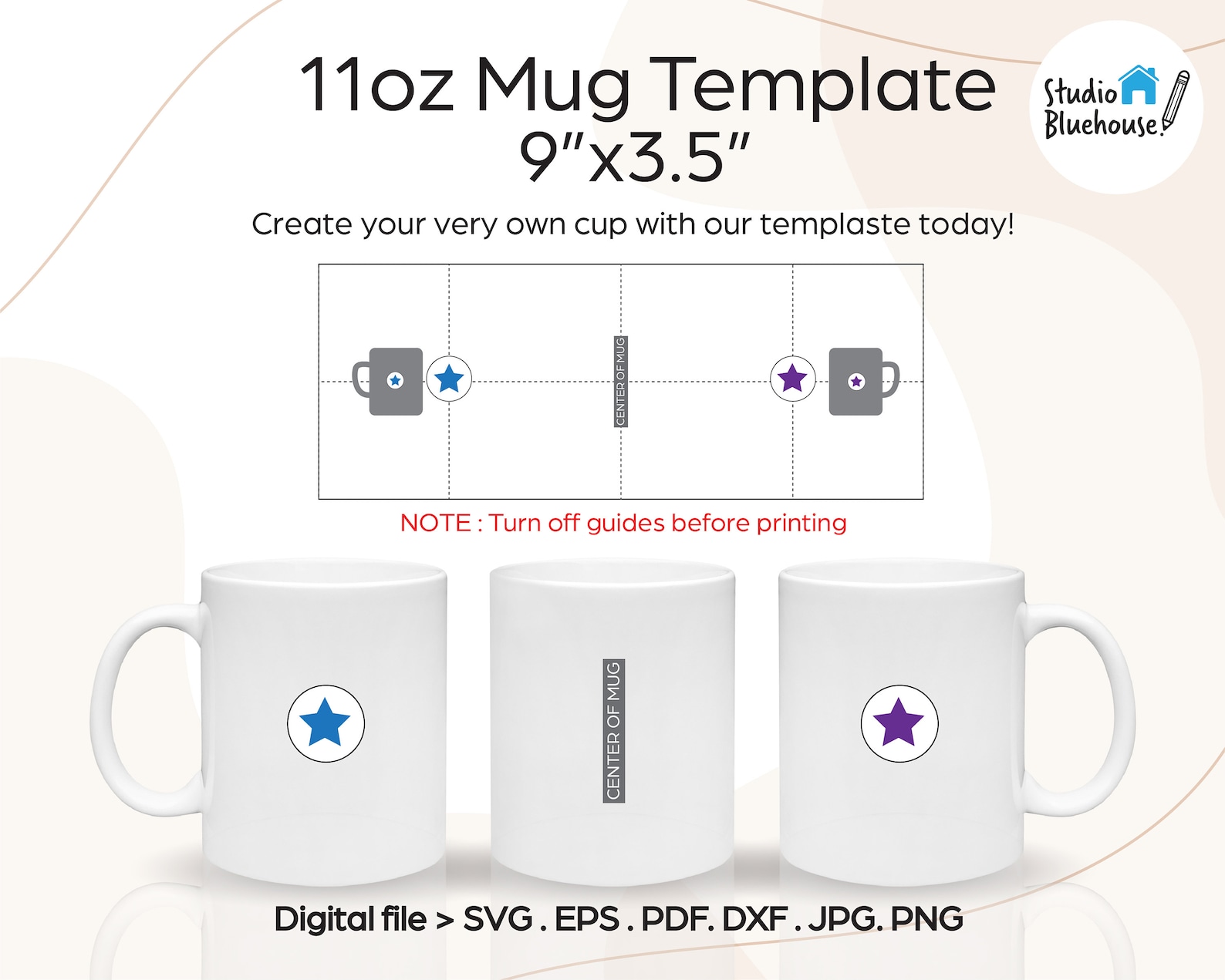 11 Oz Mug Sublimation Template Free Download