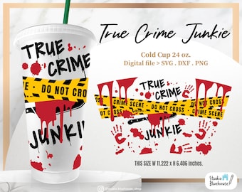 Véritable accro au crime SVG, coupe froide (SVG PNG)