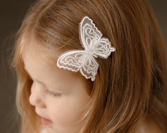 Celine Butterfly ~ Baby & Children's Hair Clips, Baby Headband, Hair Accessories, Toddler Hair Accessories, Handmade.