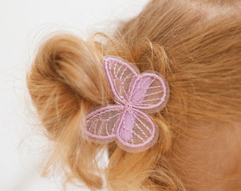 Maeve Mini Butterflies - Pigtail Set ~ Baby & Children's Hair Clips, Baby Headband, Hair Accessories, Toddler Hair Accessories, Handmade.