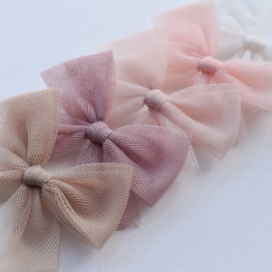 Tulle Bow's ~ Baby & Children's Hair Bows, Pinwheel Hair Bows, Chiffon Bows, Pig Tail Sets, Toddler Hair Accessories, Handmade.