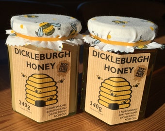 Norfolk Honey Gift Box, 100% Pure Unprocessed Honey, 2 Jars