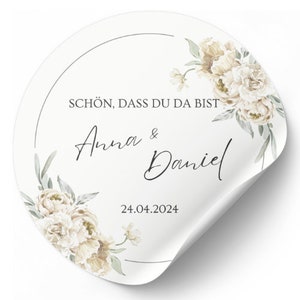 from 12 personalized stickers wedding communion confirmation baptism sticker labels 4 cm for gift tags wedding