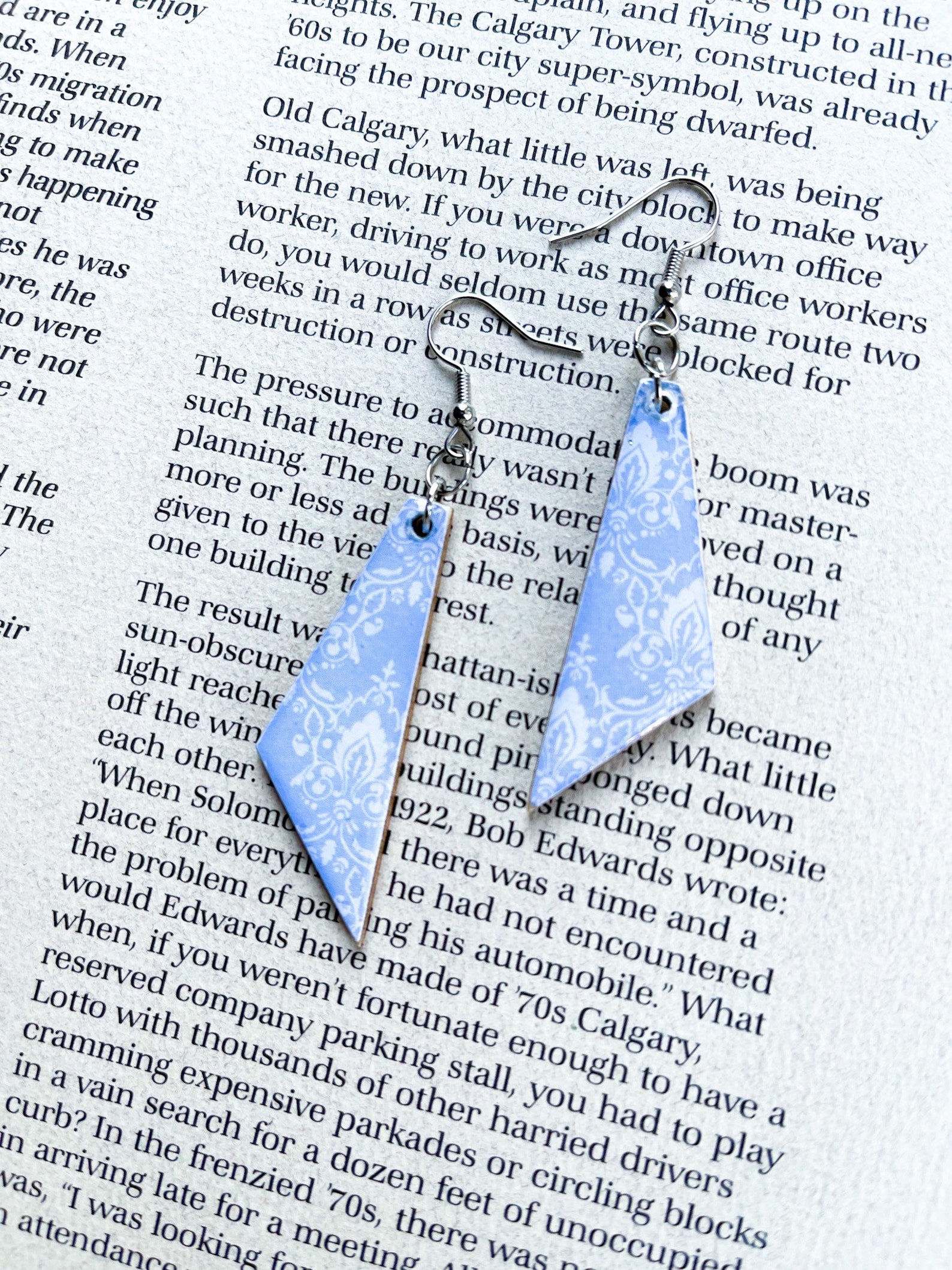 Paper Earring Handmade Paper Earring Decoupage Earring Etsy Norway