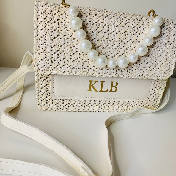 Personalised Straw Bag Etsy UK