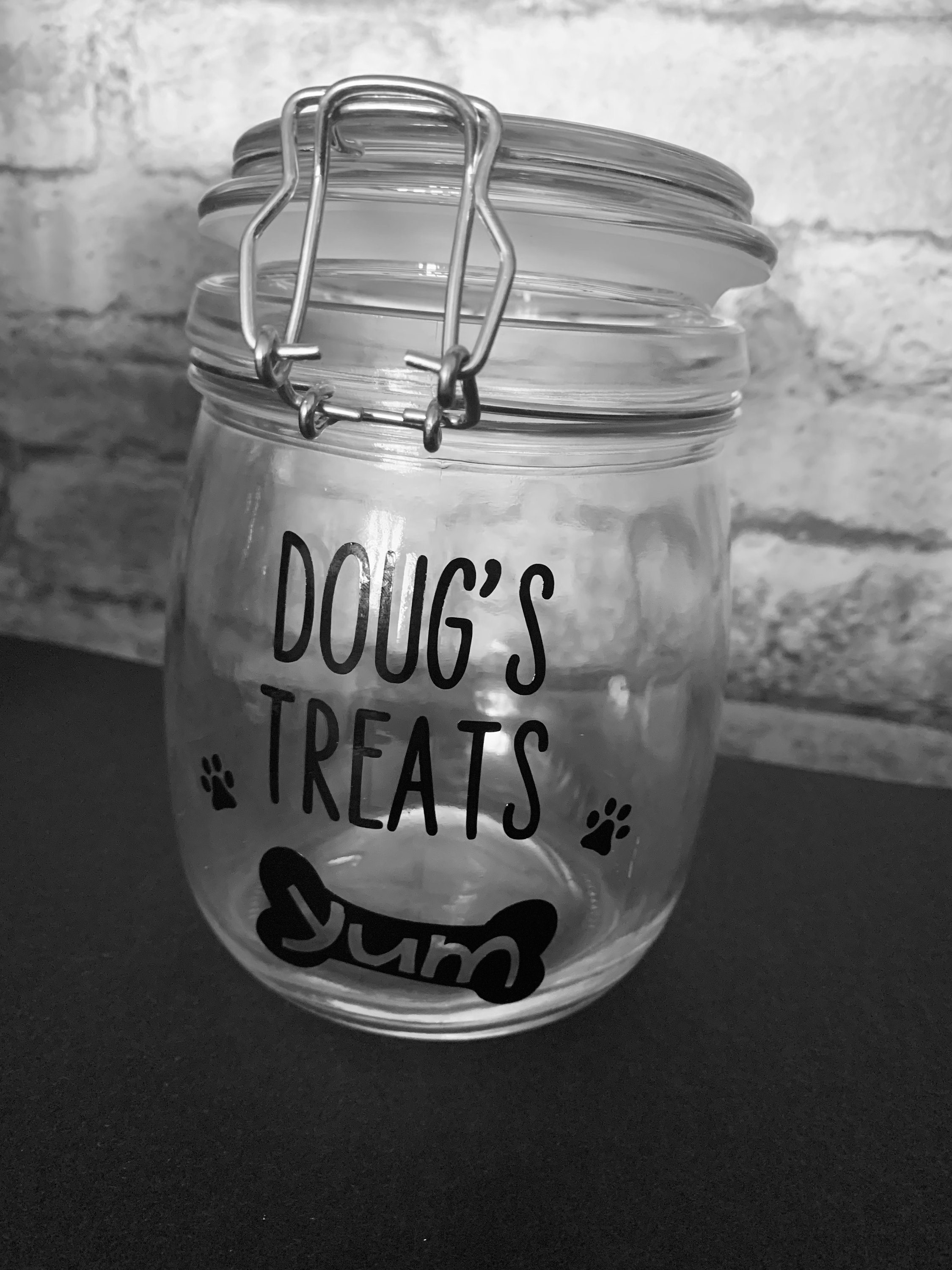 Sweet Jar Dog Treat Jar Treat Jar Jar Food Storage Pet Etsy