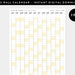 PRINTABLE 2025 Wall Calendar Digital PDF Instant Download 2025 Wall ...