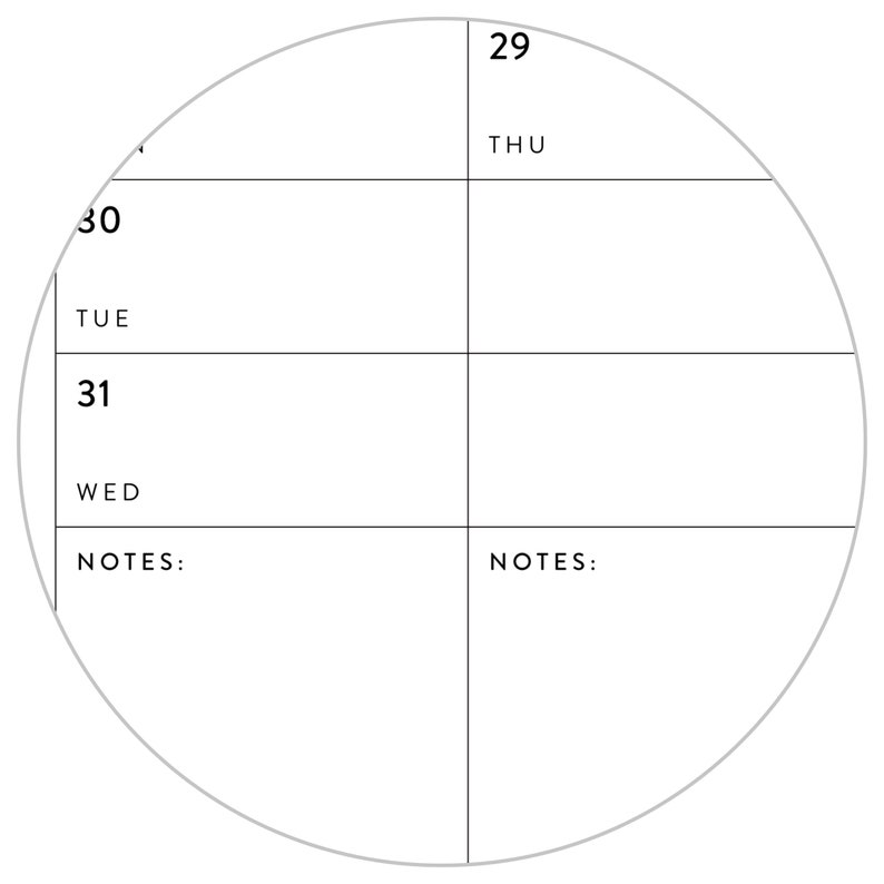 PRINTABLE 2024 Wall Calendar Digital PDF Instant Download - Etsy