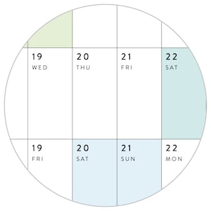 Gigantische wandkalender 2024 2024 Wandplanner Jaarplanner Jaarplanner Maandplanner Jaarplanner 2024 horizontaal / regenboog afbeelding 7