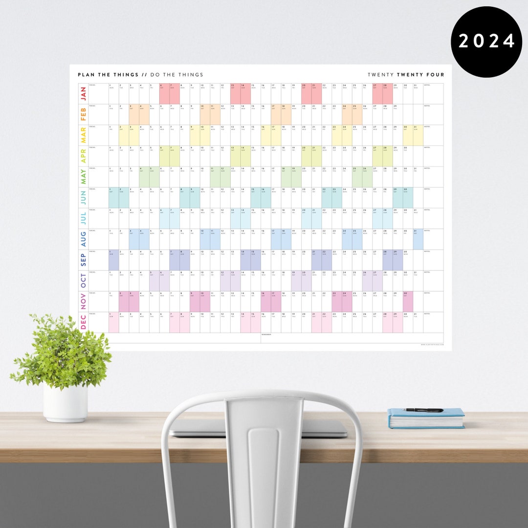 2024 Monthly  Weekly Planner: Large Print 12-Month Calendar January to December 2024 with Holidays.　並行輸入品 - 4