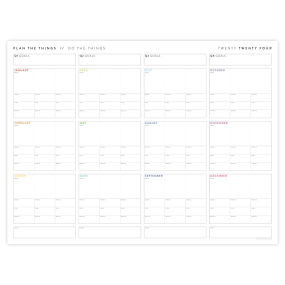 2024 Planner, Printable Daily Agenda, Project Planner