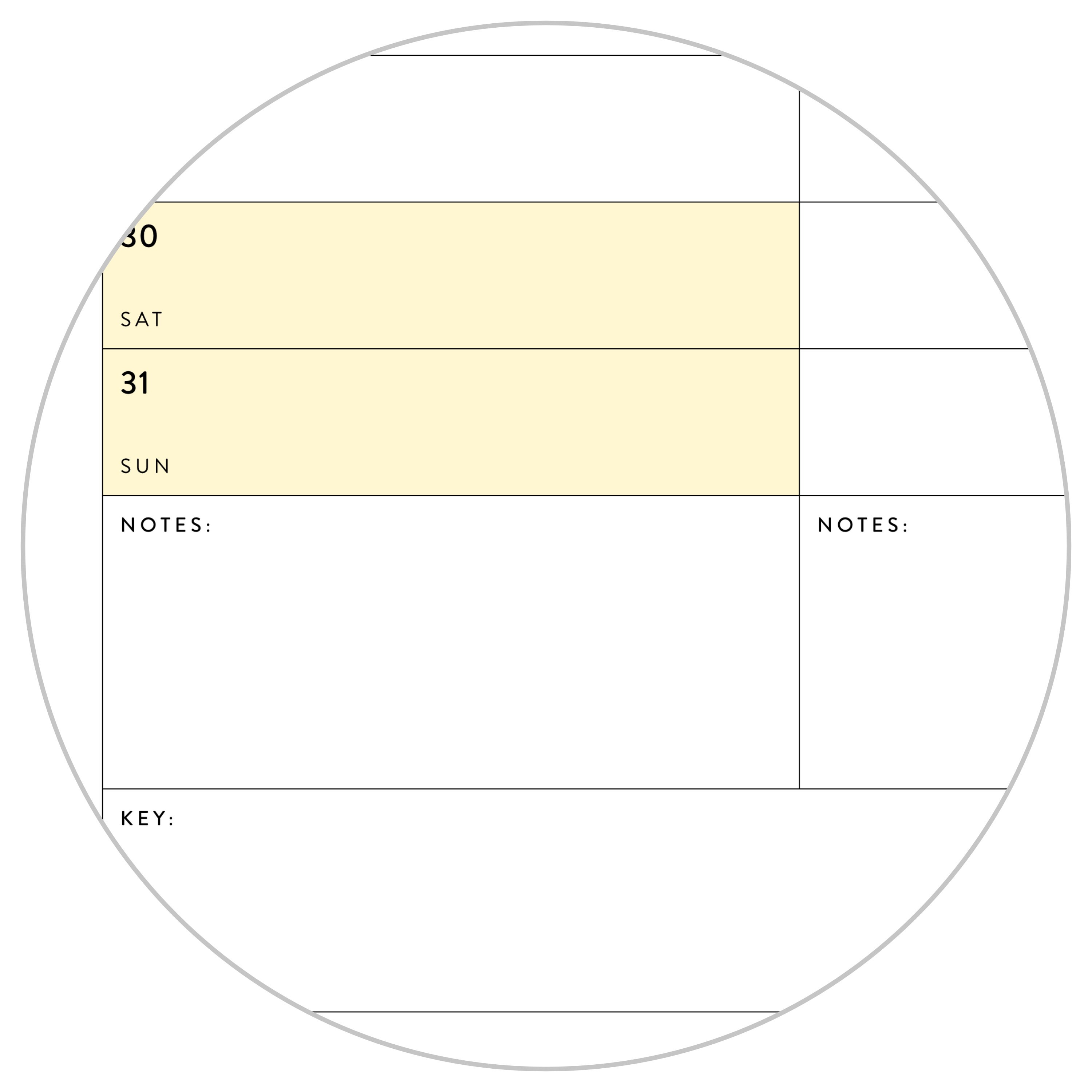 Six Month Giant Wall Calendar SET 2023 Half Year Planner Set | Etsy