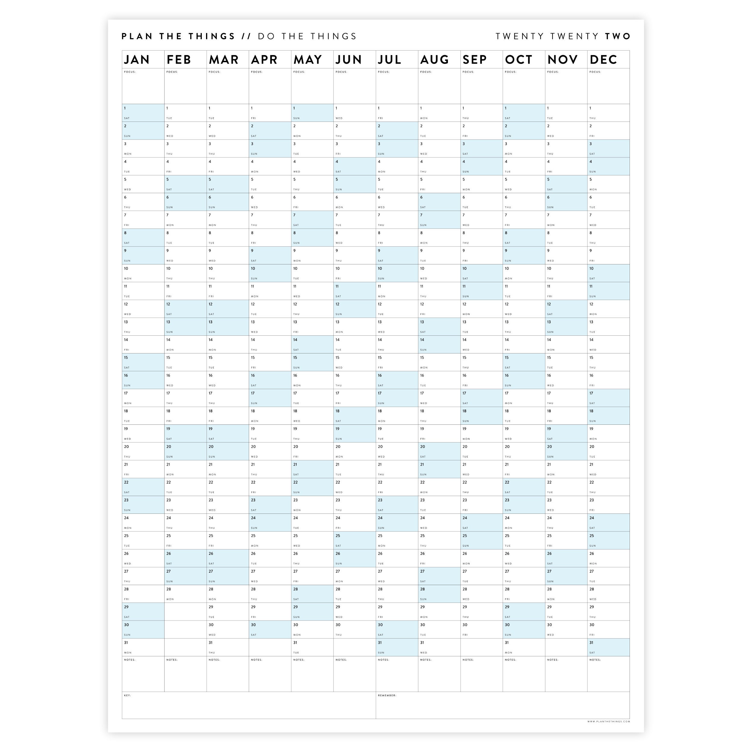 giant-2022-wall-calendar-2022-large-wall-planner-annual-etsy
