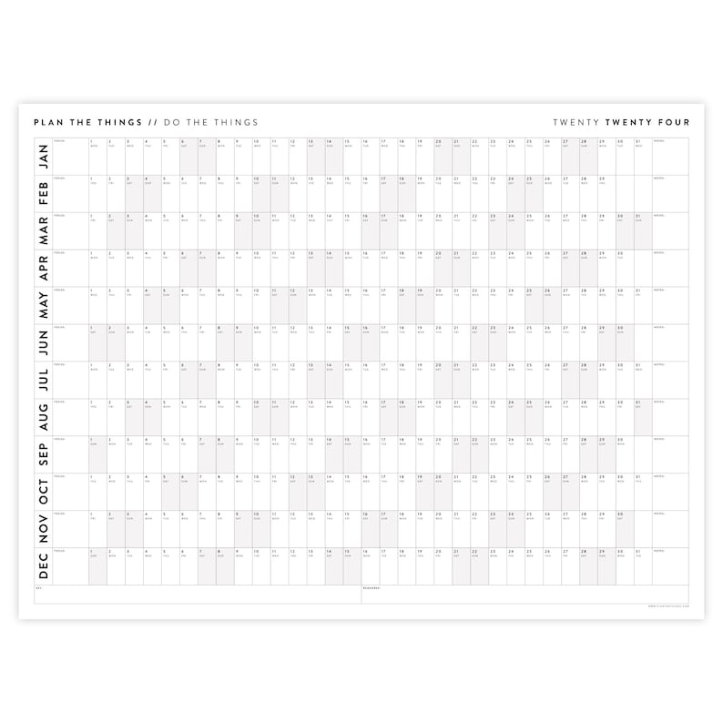 2024 Personalized Wall Calendar Planner Printable Alanah Coralyn