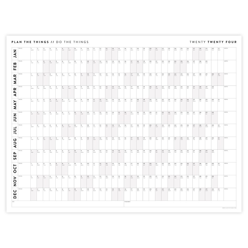 2024 Personalized Wall Calendar Planner Printable Alanah Coralyn