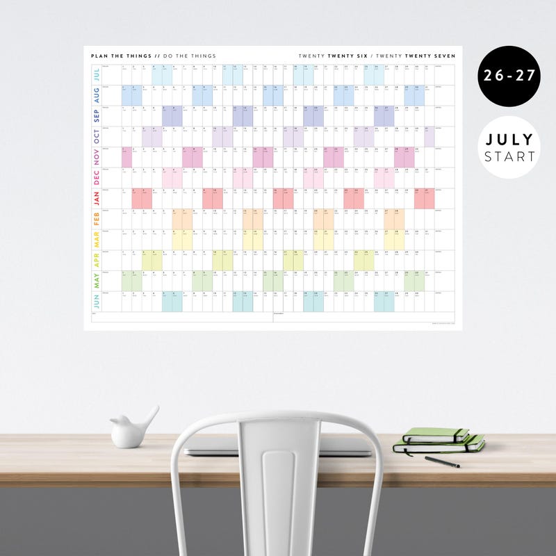 Wall Calendars for Teachers - Etsy