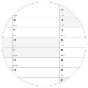 PRINTABLE Six Month Giant Wall Calendar SET 2025 | Half Year Planner ...