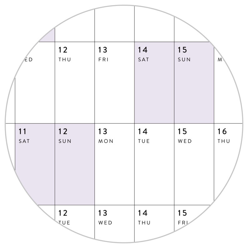 Giant 2025 Wall Calendar 2025 Wall Planner Annual Planner Etsy