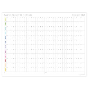 PRINTABLE April Start Perpetual / Forever Wall Calendar | Digital PDF ...