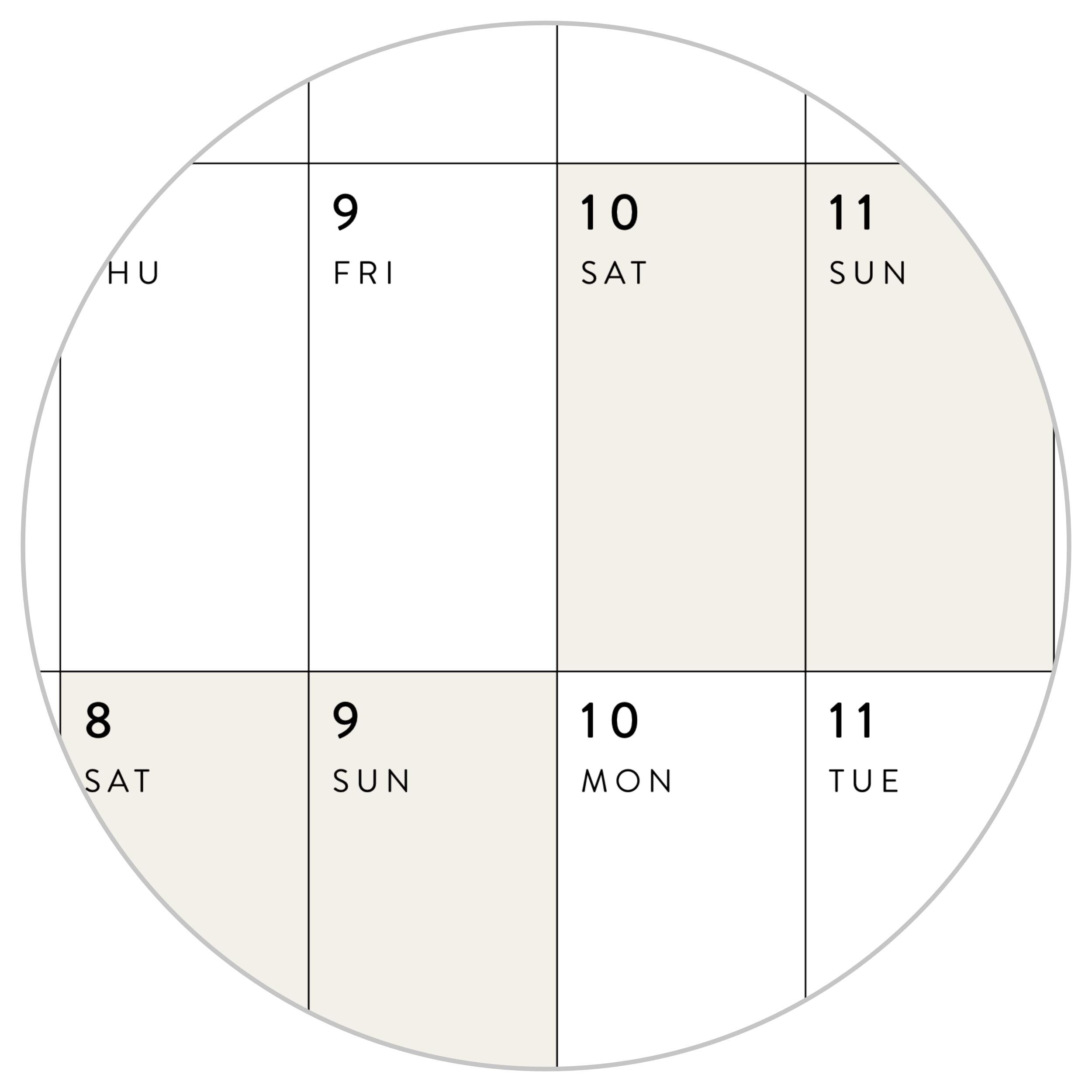 PRINTABLE 2027 Horizontal Wall Calendar | Digital PDF Instant Download ...
